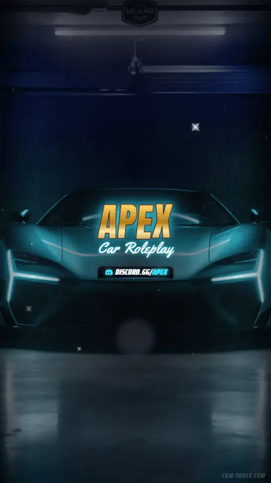 Supercar Garage Photoreal rendered as a story / reel at 1080 by 1920 pixels