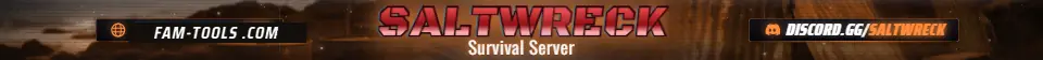 Survival Camp Grunge rendered as a fivem info banner at 1865 by 108 pixels