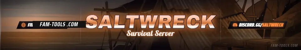 Survival Camp Painted laid out as a connecting banner