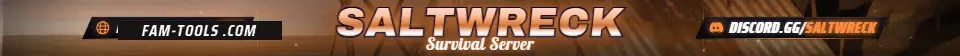 Survival Camp Painted rendered as a fivem info banner at 1865 by 108 pixels