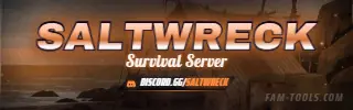 Survival Camp Painted rendered as a twitch panel at 320 by 100 pixels