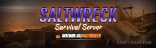 Survival Camp Photoreal rendered as a twitch panel at 320 by 100 pixels