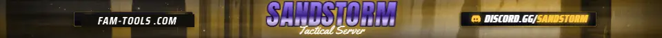 Tactical Dust Photoreal rendered as a fivem info banner at 1865 by 108 pixels