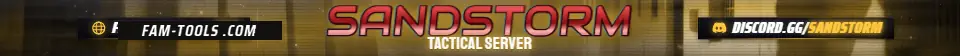 Tactical Dust Grunge rendered as a fivem info banner at 1865 by 108 pixels