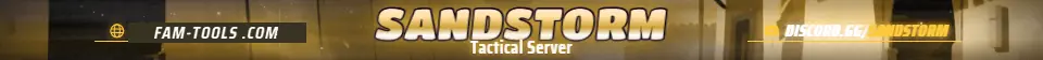 Tactical Dust Painted rendered as a fivem info banner at 1865 by 108 pixels