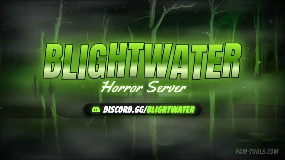 Toxic Swamp Photoreal rendered as a discord server banner at 960 by 540 pixels