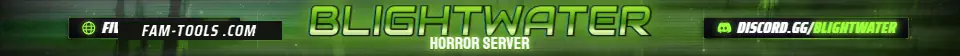 Toxic Swamp Grunge rendered as a fivem info banner at 1865 by 108 pixels