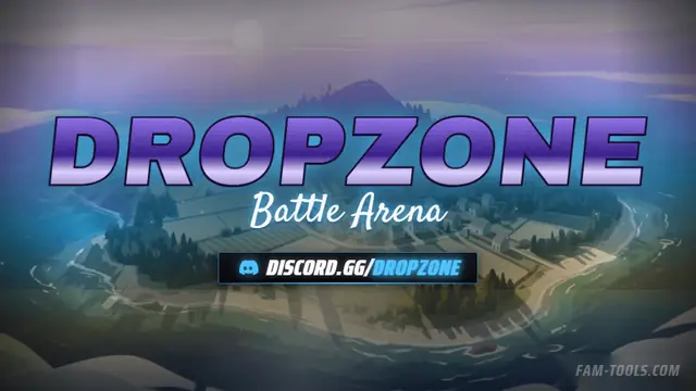 Battle Drop Painted: a battle drop scene drawn in the painted style