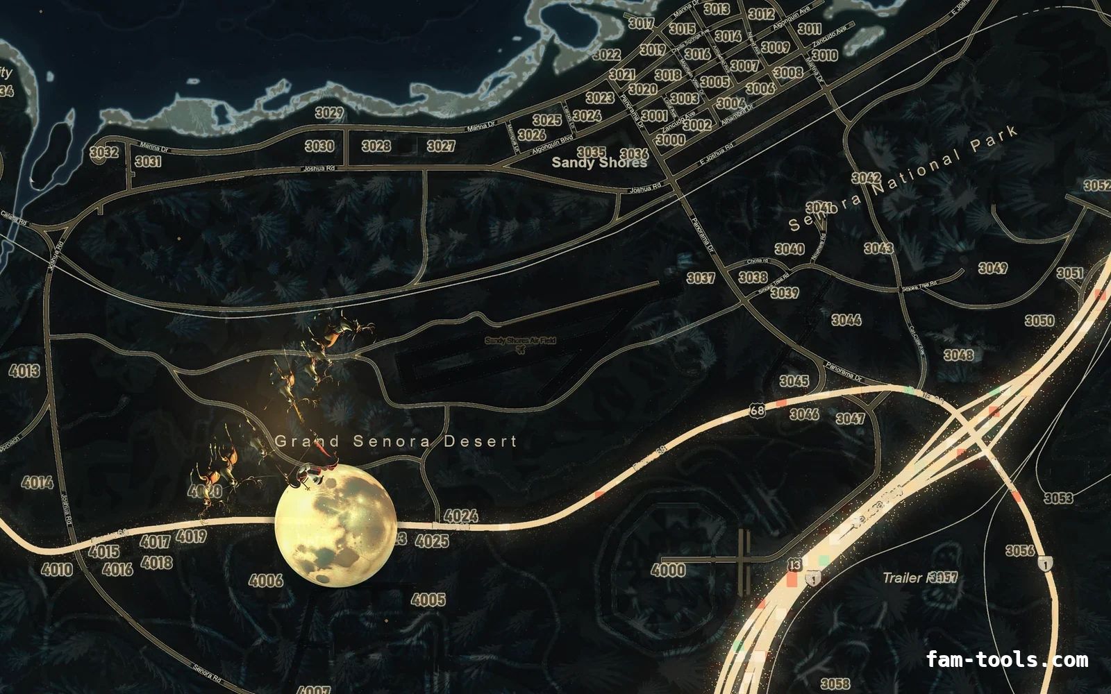 Christmas Black Christmas FiveM minimap, sandy shores