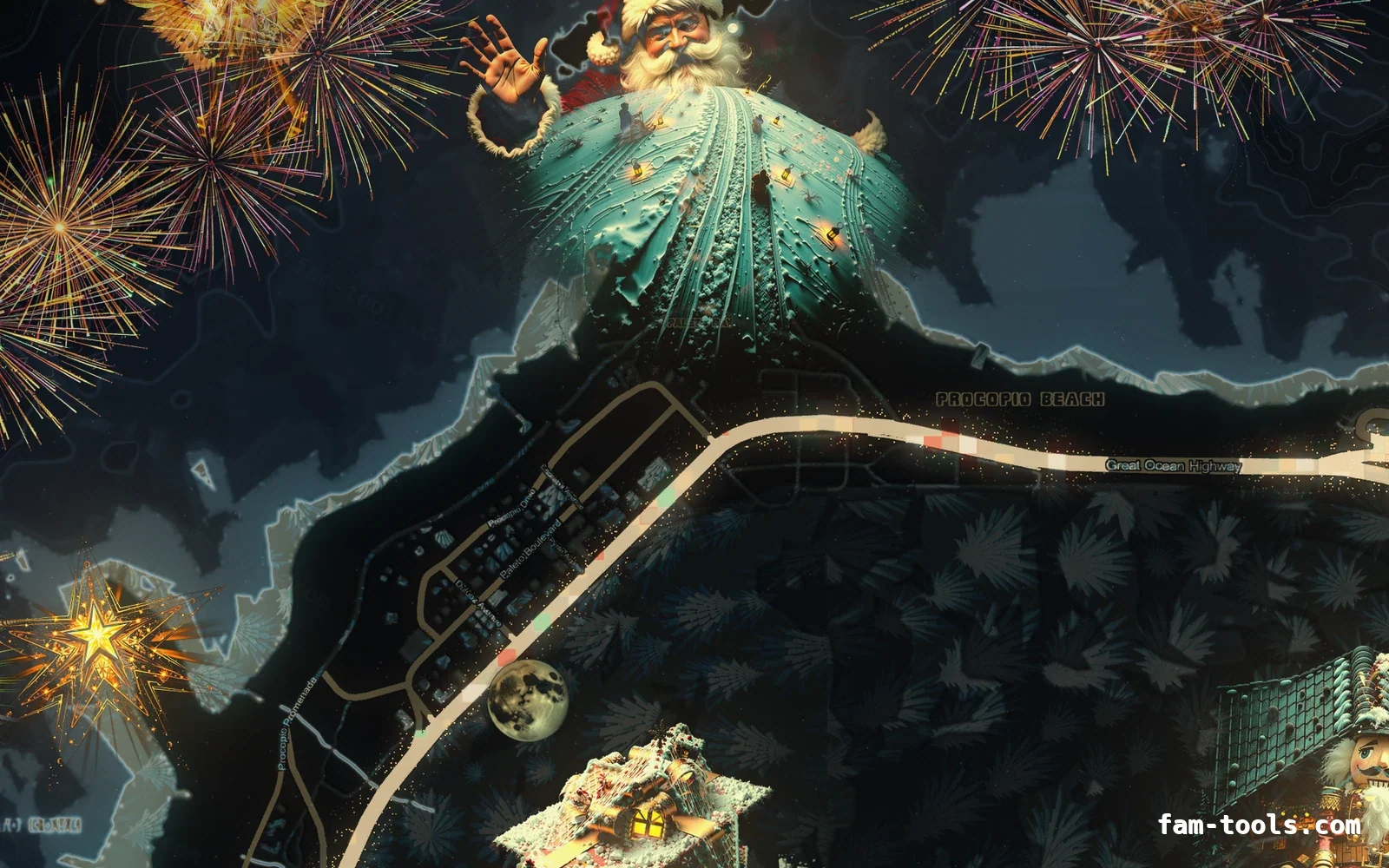 Christmas Black Christmas minimap — Paleto Bay Christmas Black Christmas FiveM minimap, paleto bay