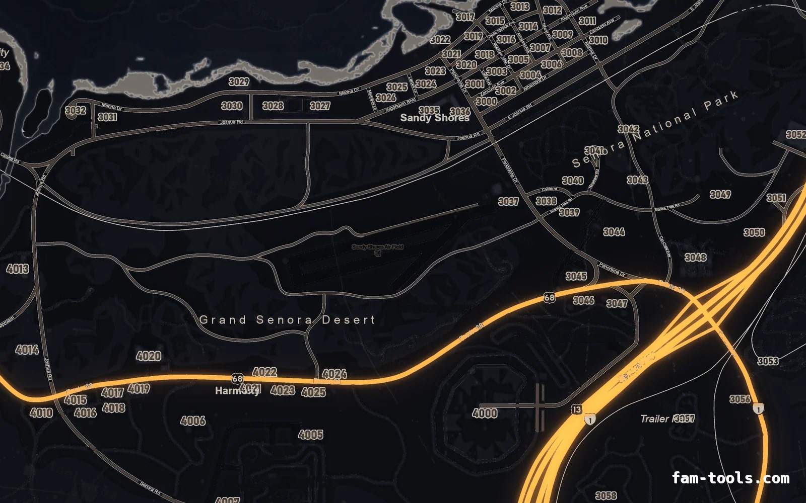 Halloween Black Halloween FiveM minimap, sandy shores