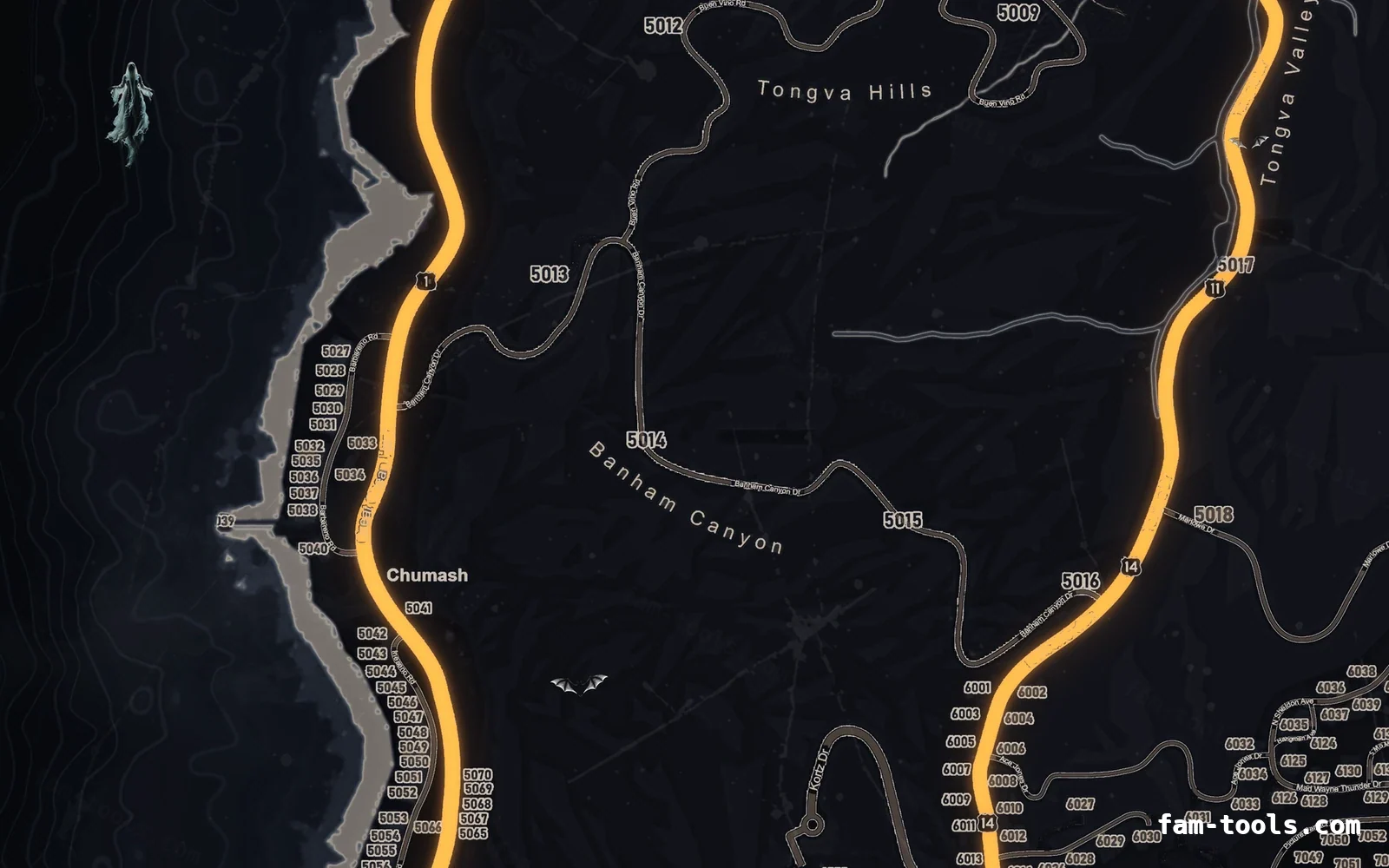 Halloween Black Halloween FiveM minimap, the west coast
