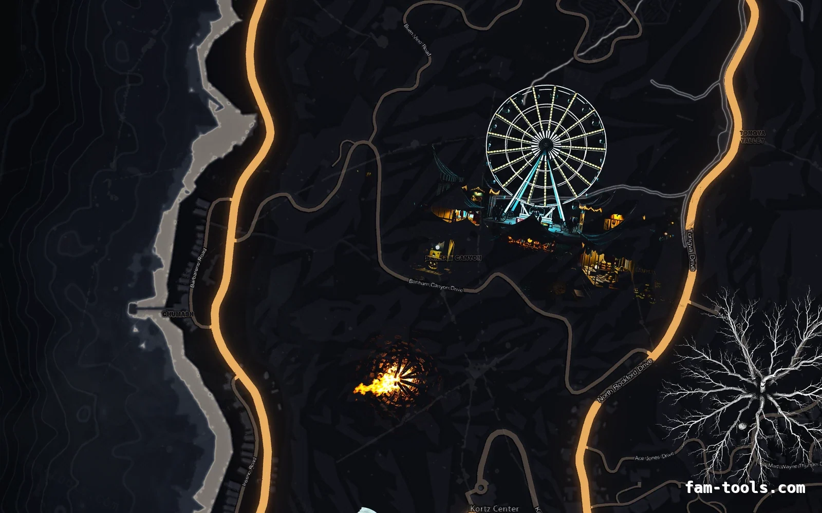 Halloween Black Halloween FiveM minimap, the west coast