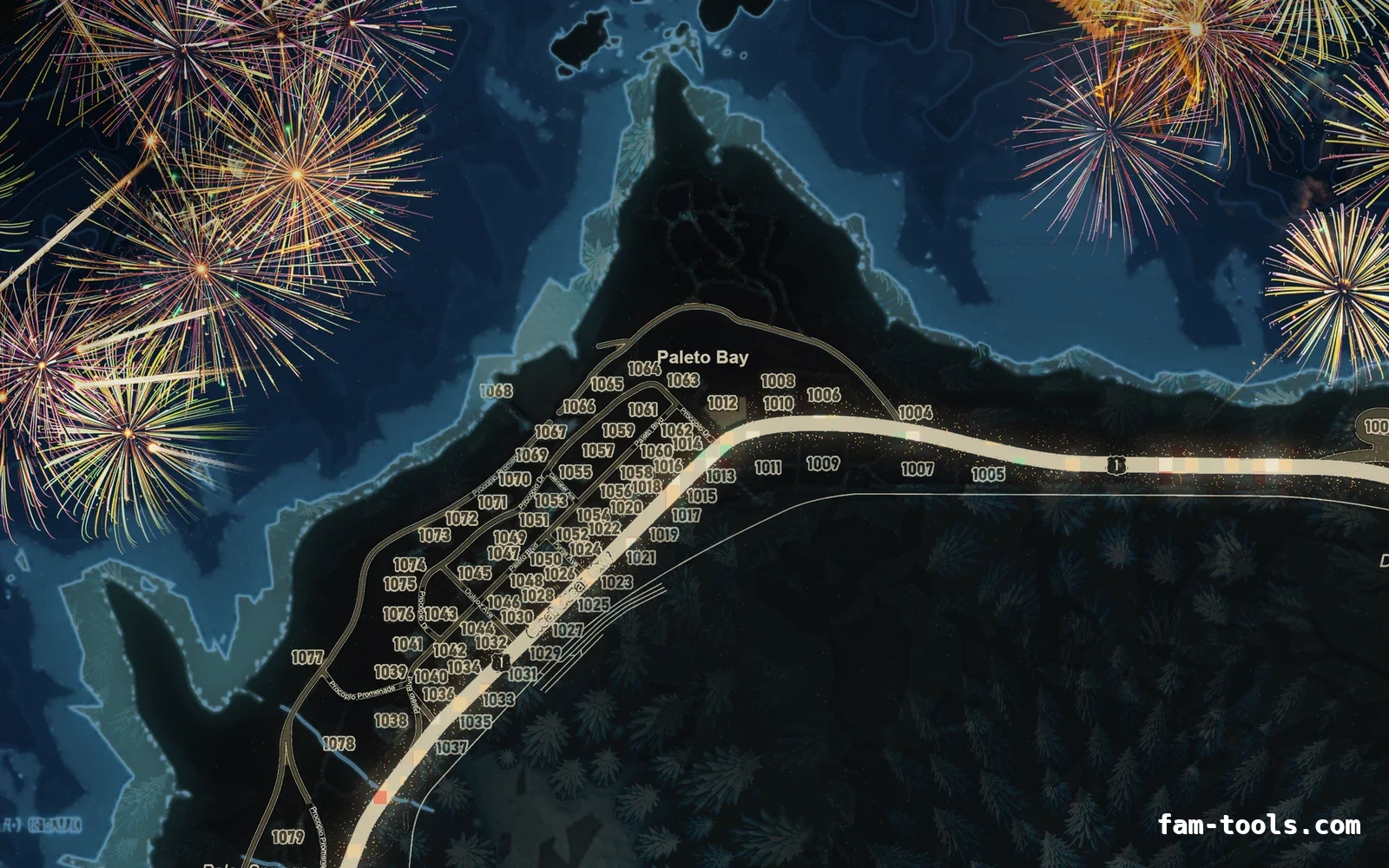 Christmas Blue Christmas FiveM minimap, paleto bay