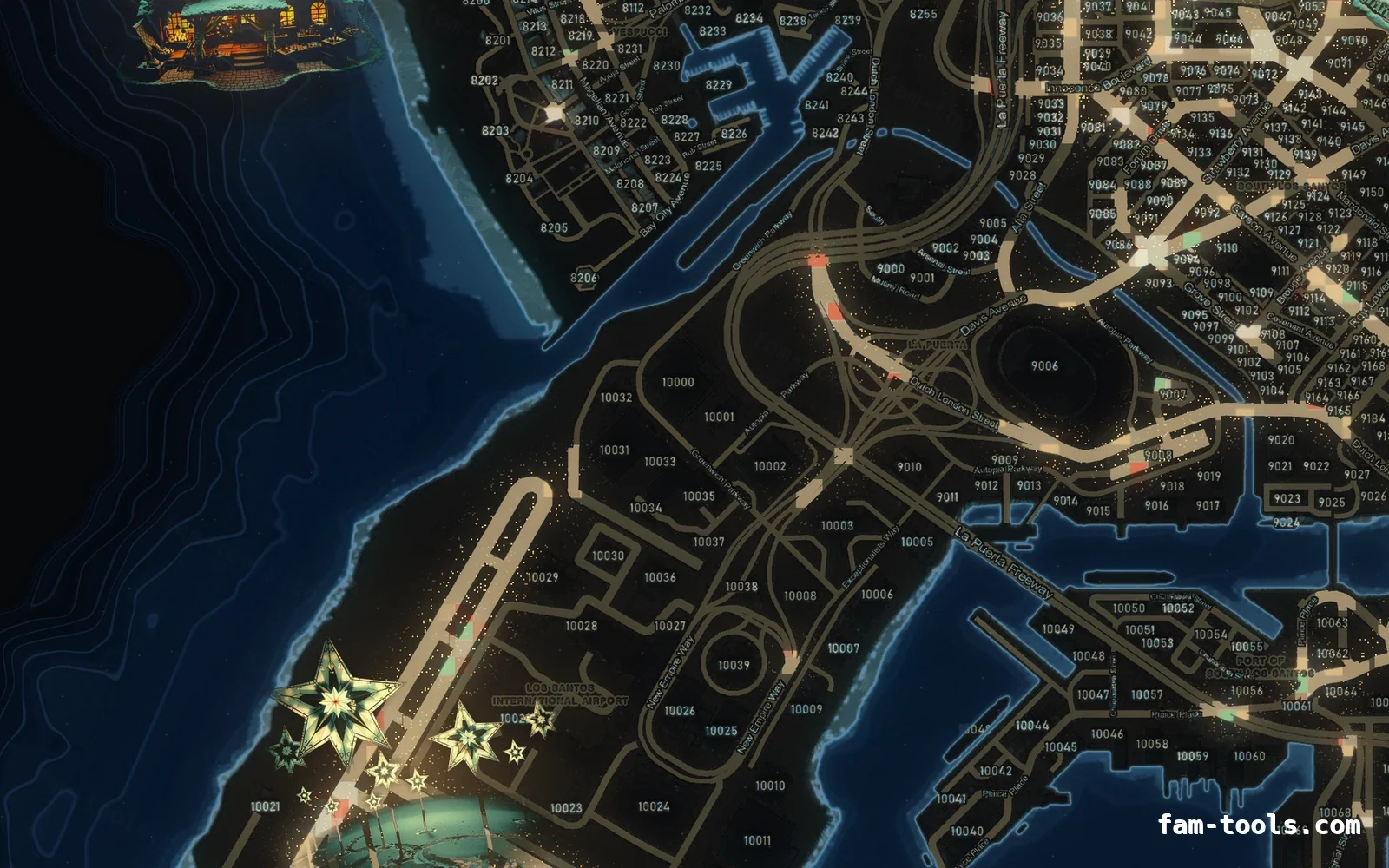 Christmas Blue Christmas minimap — The harbour Christmas Blue Christmas FiveM minimap, the harbour