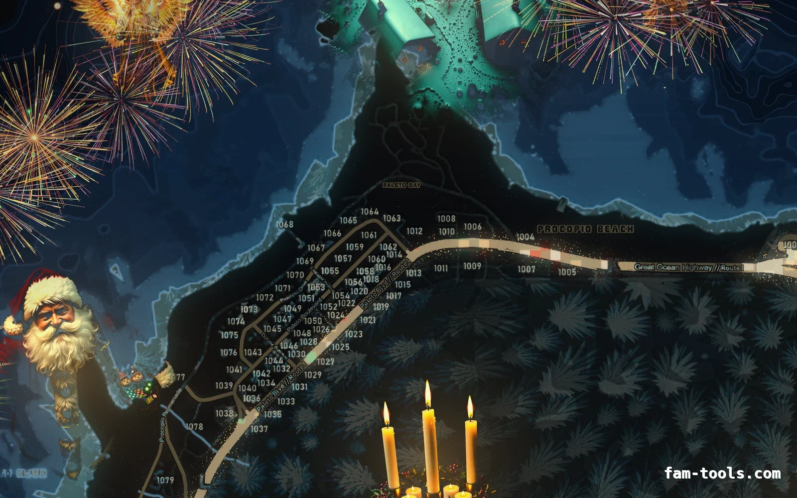 Christmas Blue Christmas minimap — Paleto Bay Christmas Blue Christmas FiveM minimap, paleto bay