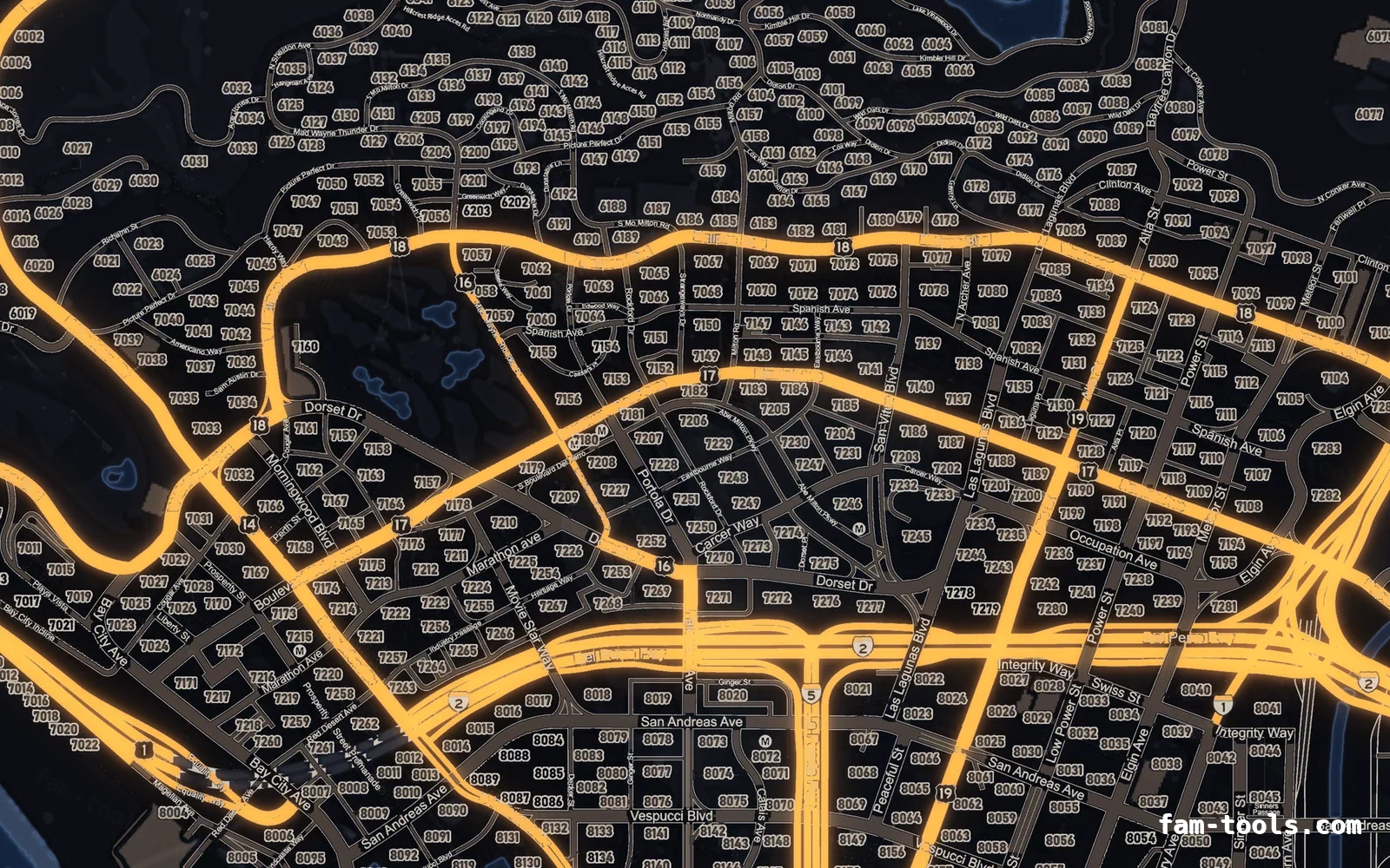Halloween Blue Halloween FiveM minimap, los santos