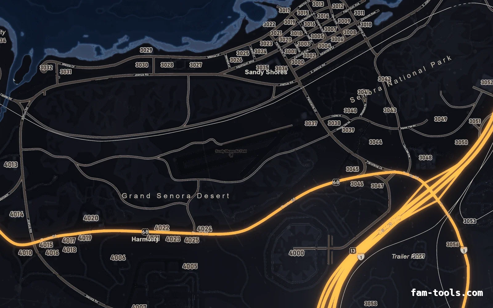 Halloween Blue Halloween FiveM minimap, sandy shores