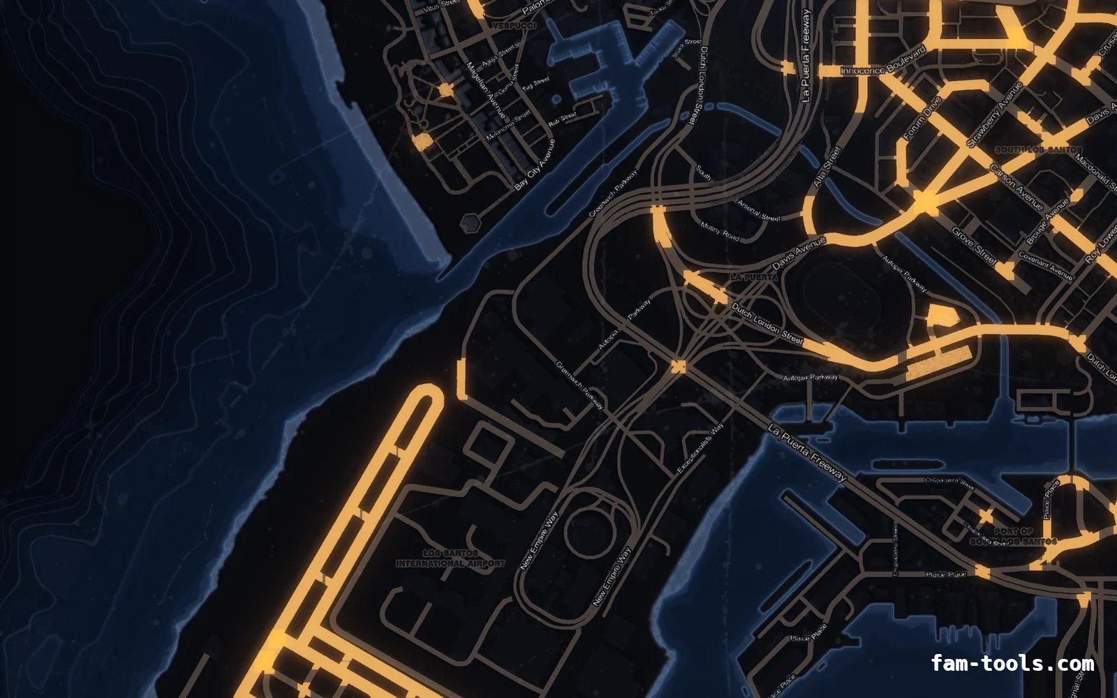 Halloween Blue Halloween minimap — The harbour Halloween Blue Halloween FiveM minimap, the harbour