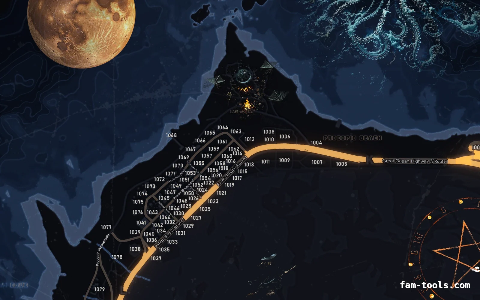 Halloween Blue Halloween minimap — Paleto Bay Halloween Blue Halloween FiveM minimap, paleto bay