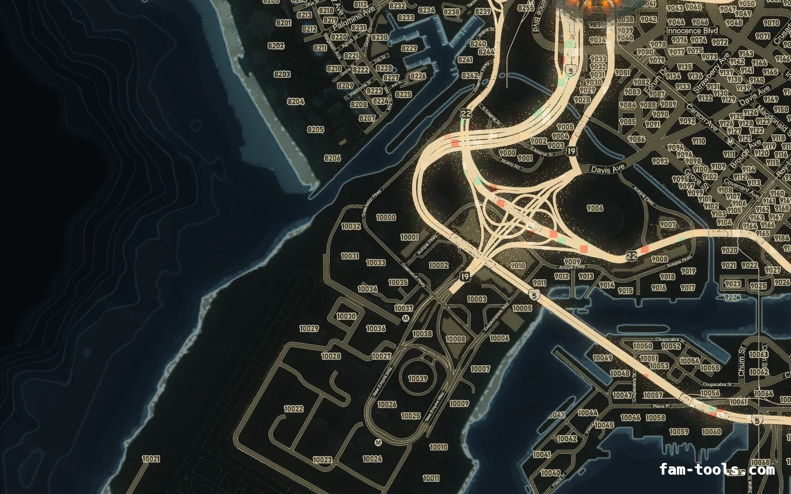 Christmas Gray Christmas FiveM minimap, the harbour