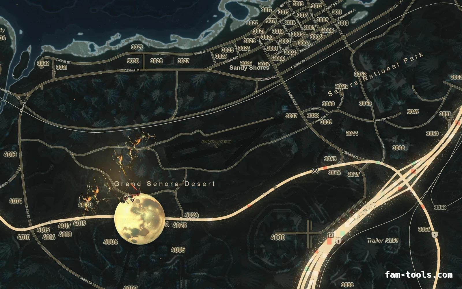 Christmas Gray Christmas FiveM minimap, sandy shores