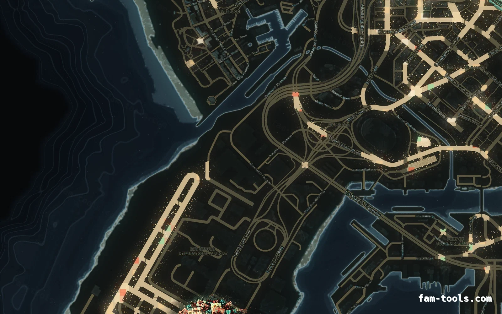 Christmas Gray Christmas FiveM minimap, the harbour