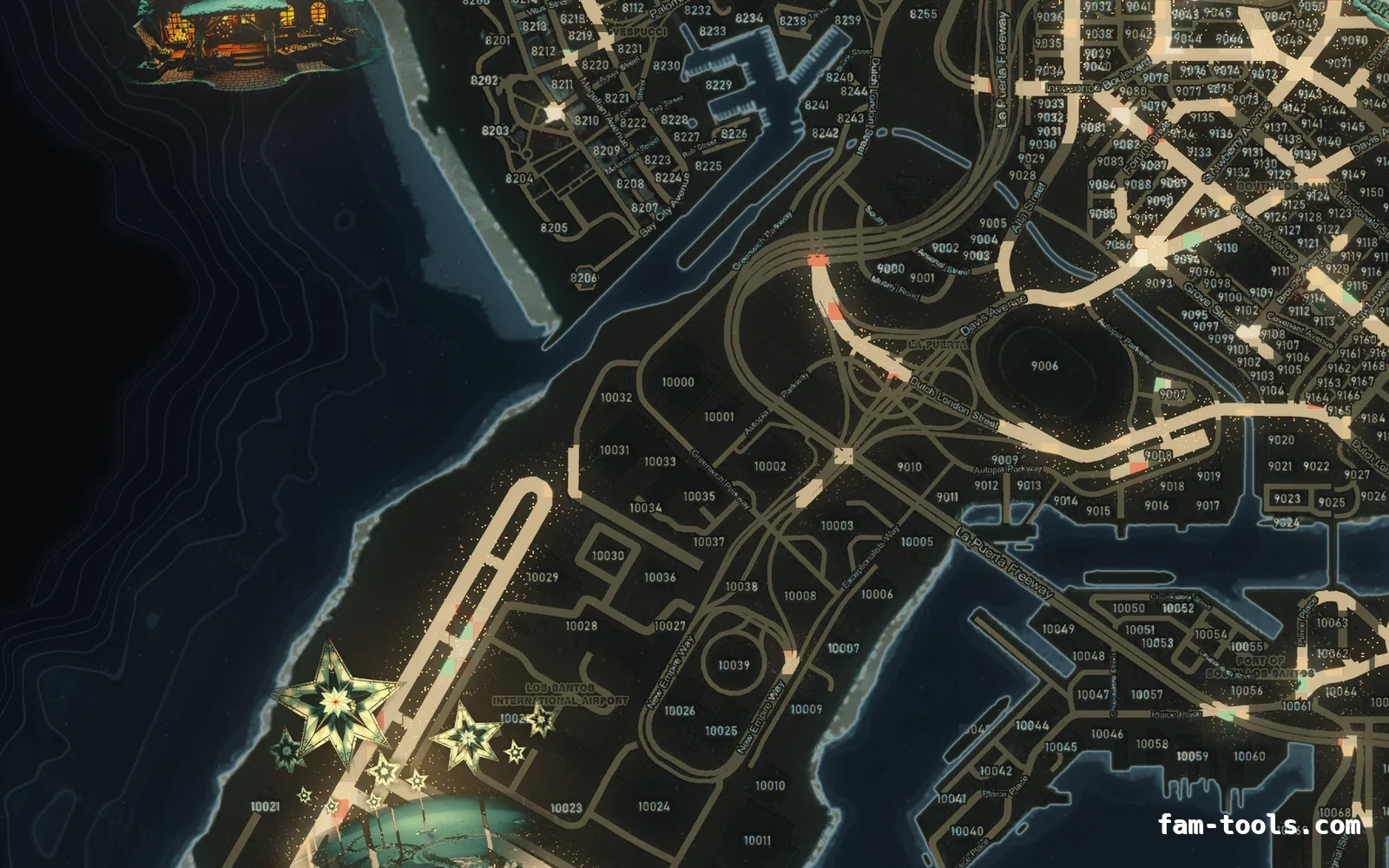 Christmas Gray Christmas FiveM minimap, the harbour
