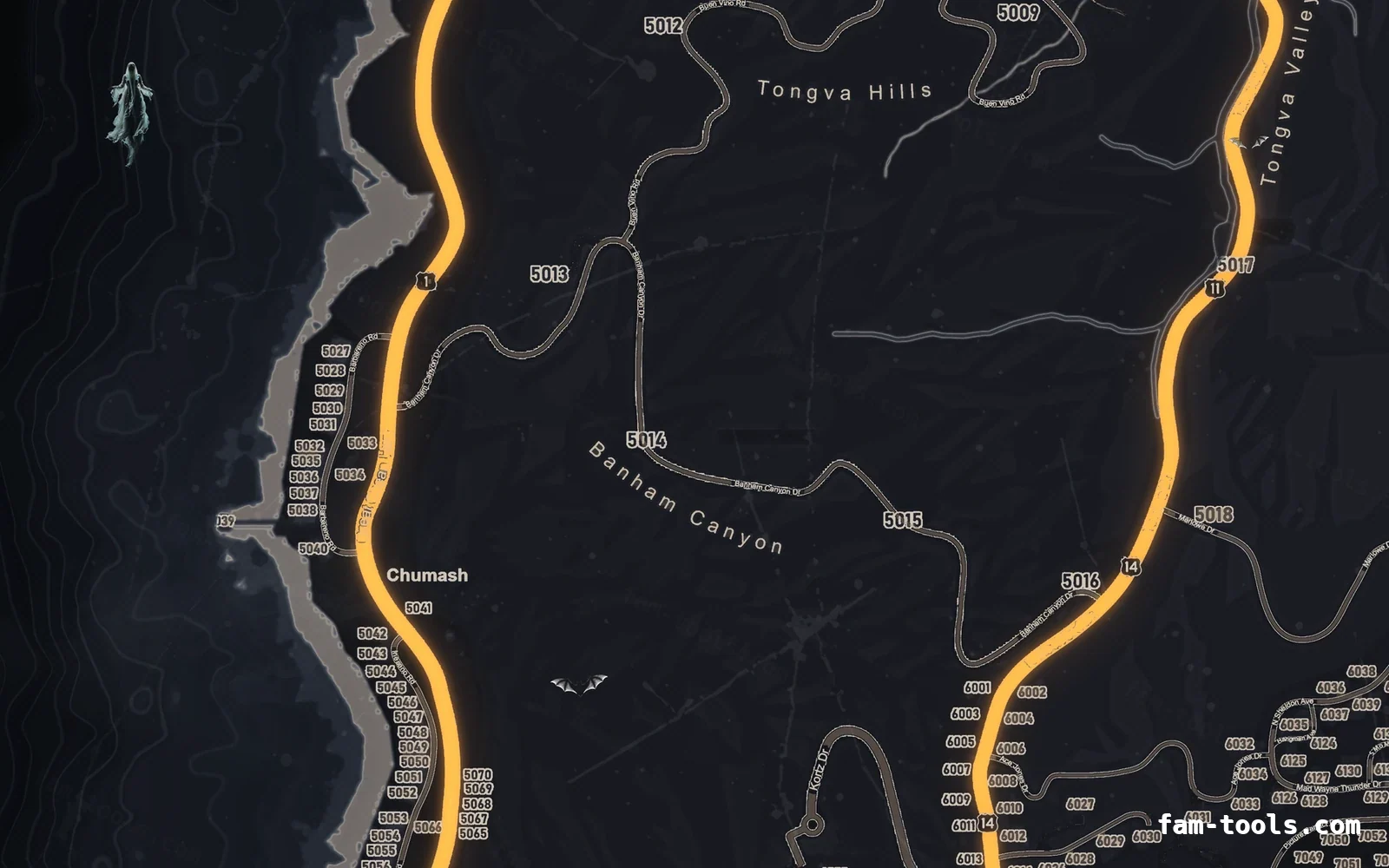Halloween Gray Halloween FiveM minimap, the west coast