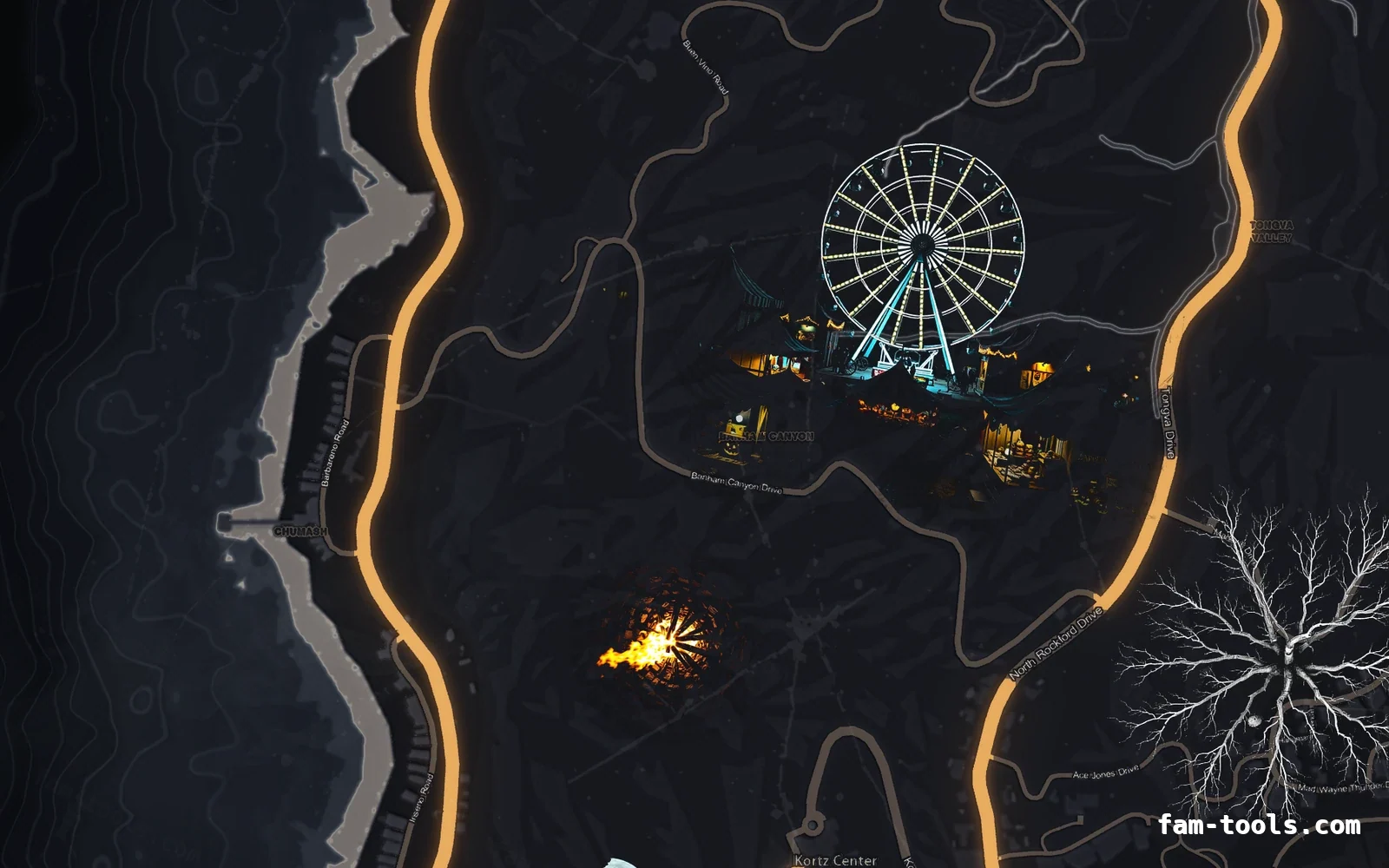 Halloween Gray Halloween FiveM minimap, the west coast