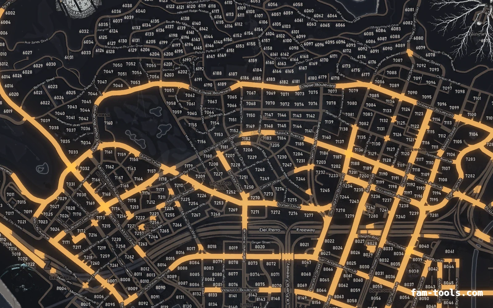 Halloween Gray Halloween FiveM minimap, los santos