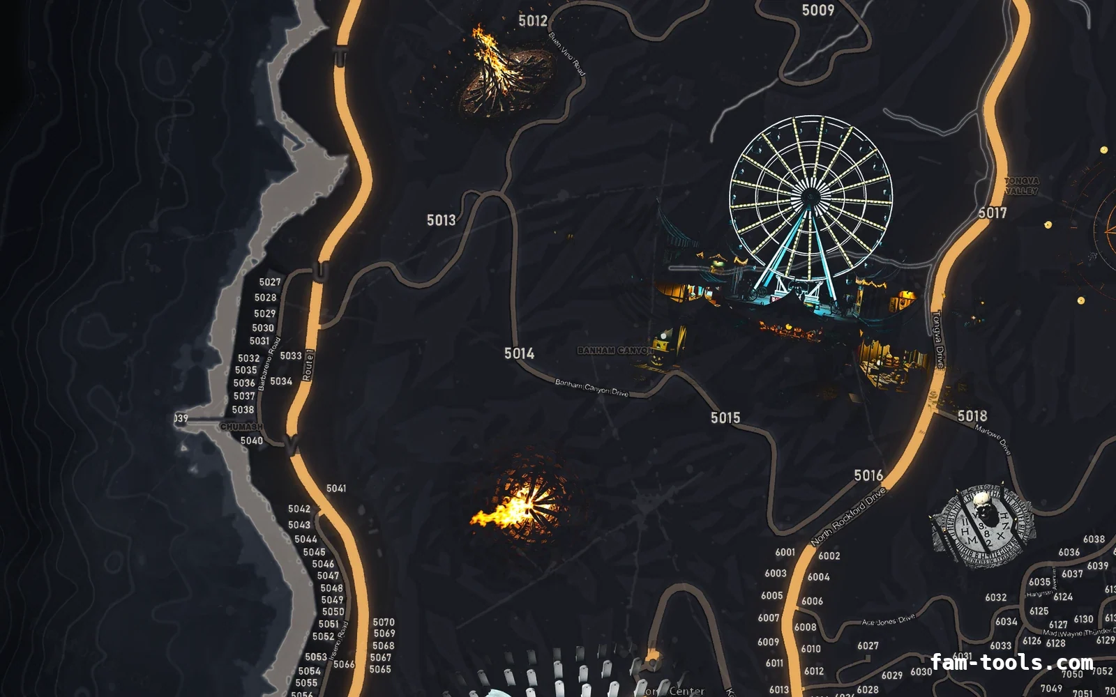 Halloween Gray Halloween FiveM minimap, the west coast