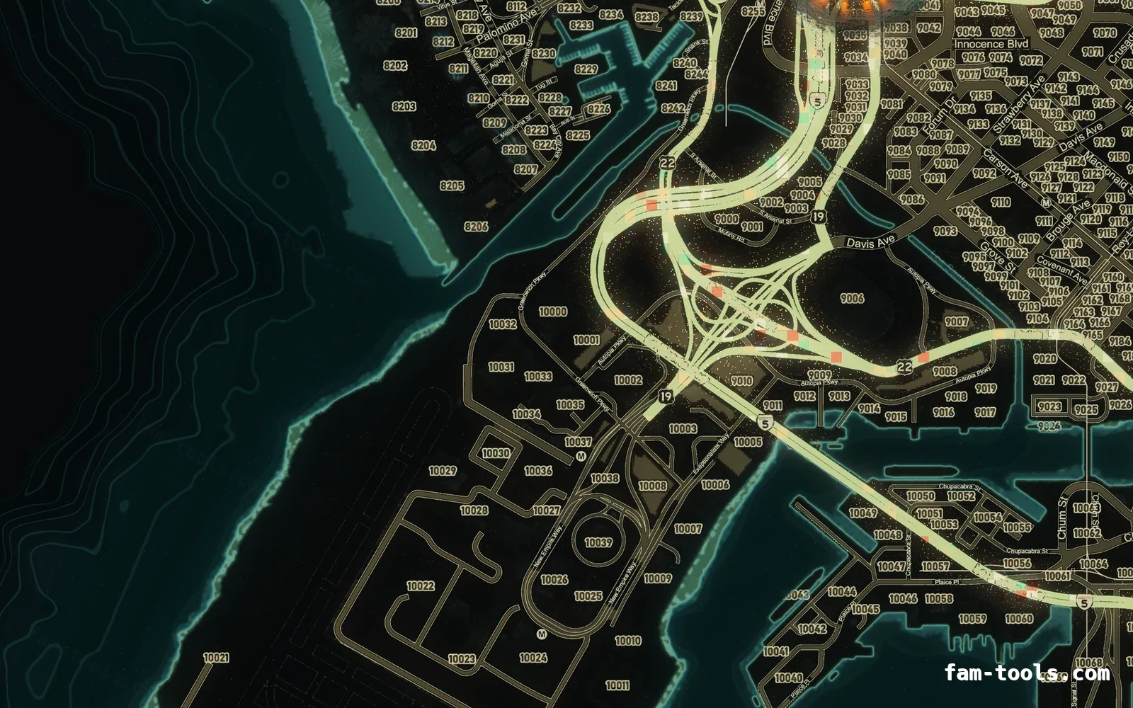 Christmas Green Christmas FiveM minimap, the harbour