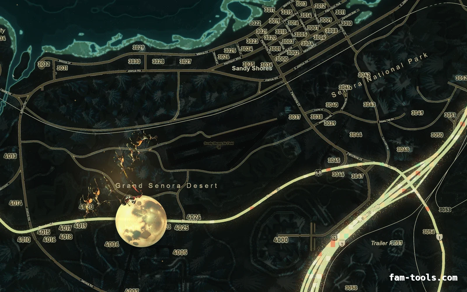 Christmas Green Christmas FiveM minimap, sandy shores