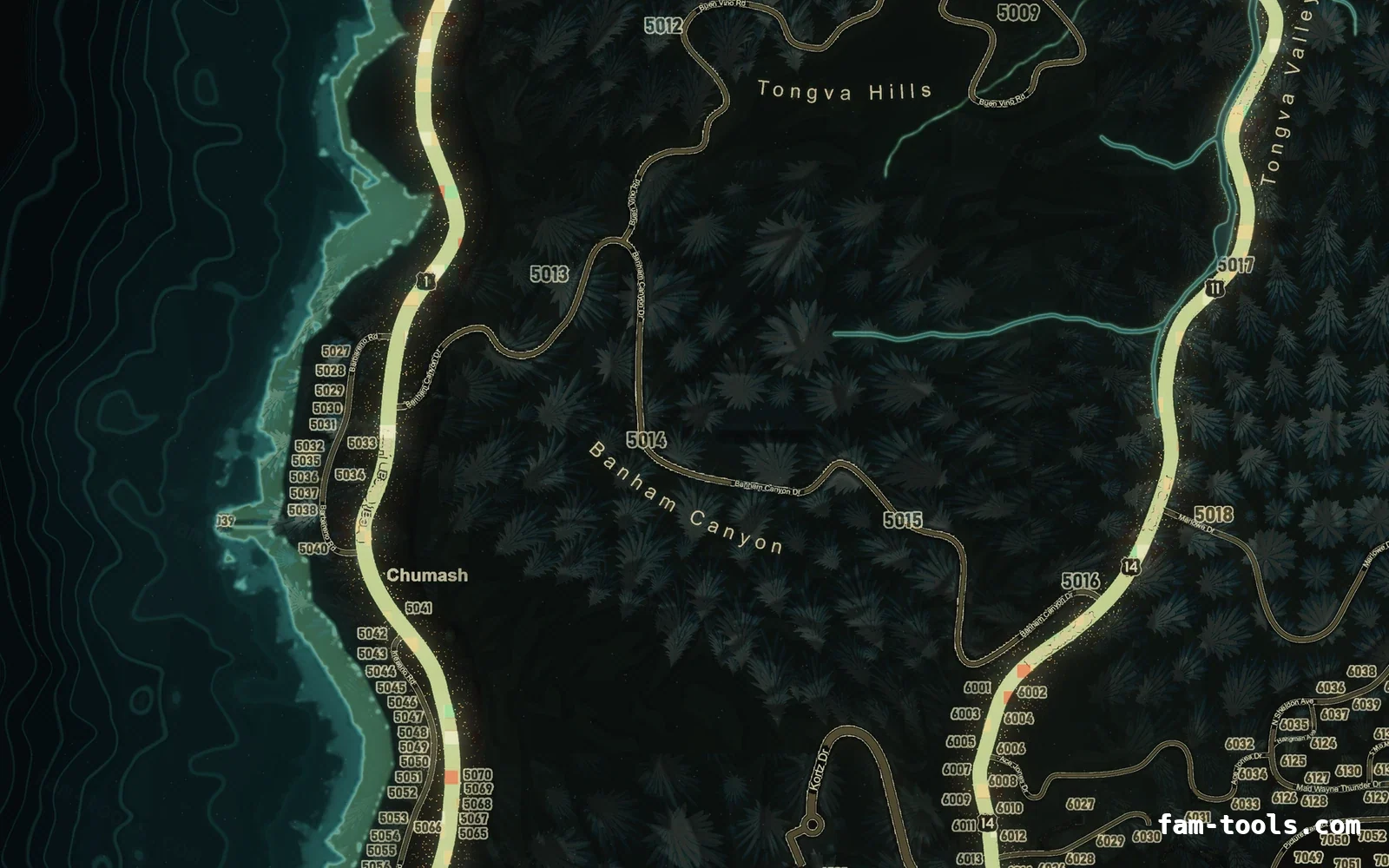 Christmas Green Christmas FiveM minimap, the west coast