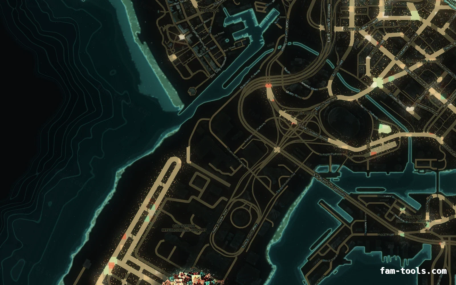Christmas Green Christmas minimap — The harbour Christmas Green Christmas FiveM minimap, the harbour