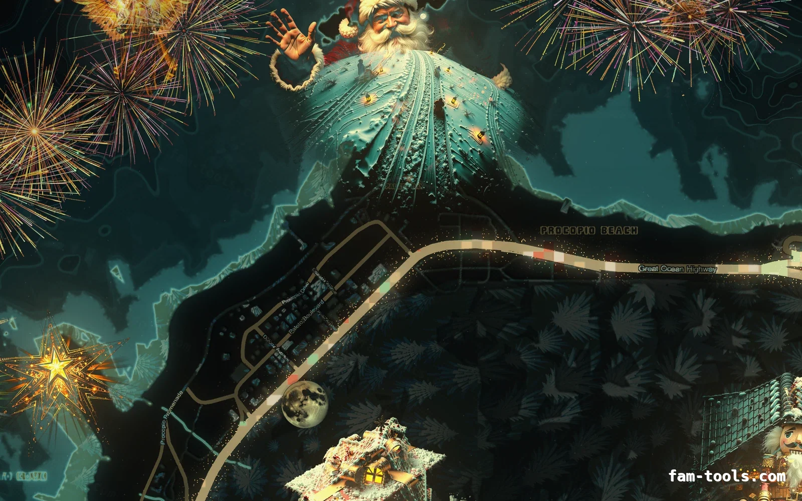 Christmas Green Christmas minimap — Paleto Bay Christmas Green Christmas FiveM minimap, paleto bay