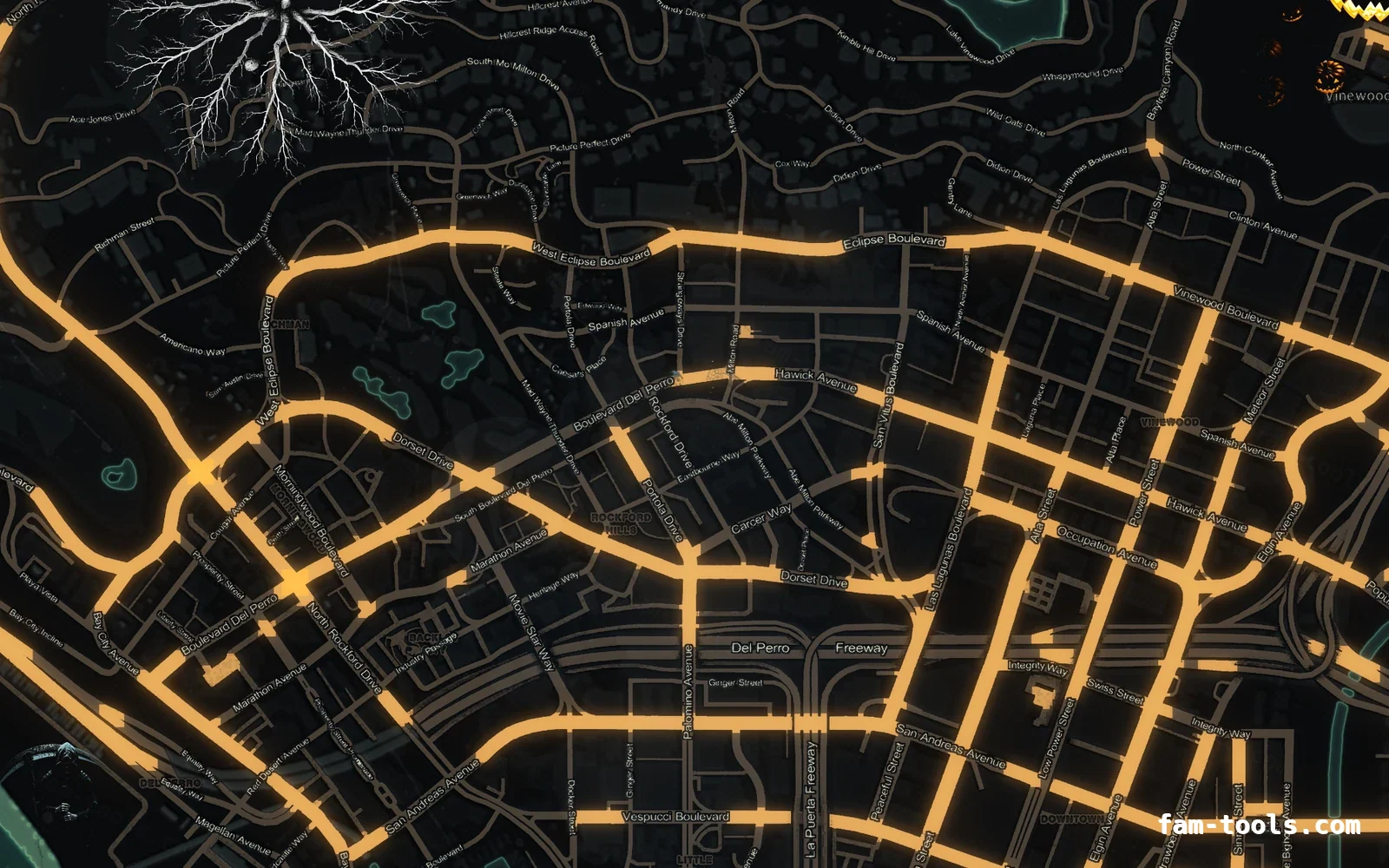 Halloween Green Halloween minimap — Los Santos Halloween Green Halloween FiveM minimap, los santos
