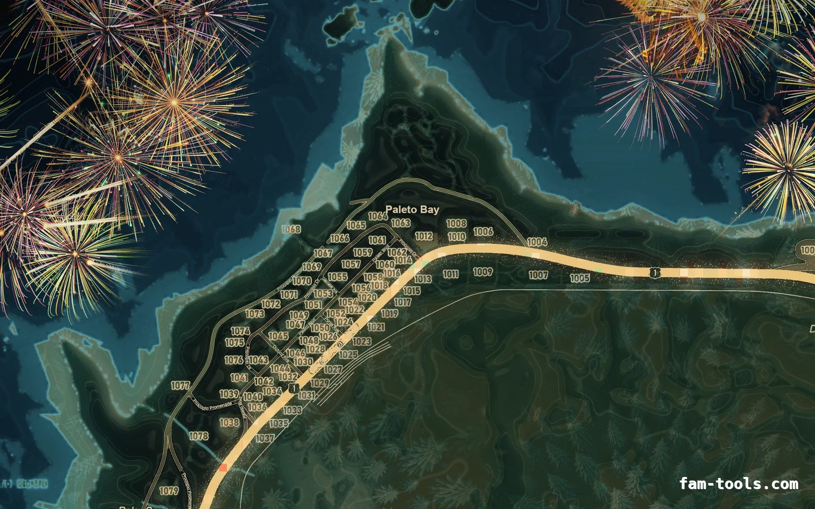 Christmas Mixed dark Christmas FiveM minimap, paleto bay