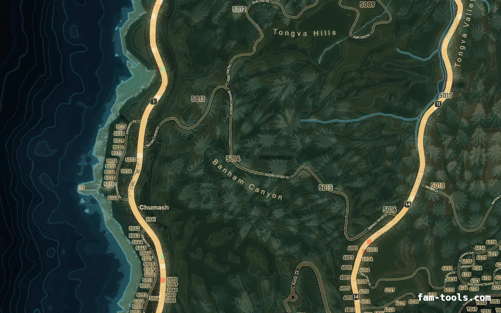 Christmas Mixed dark Christmas FiveM minimap, the west coast