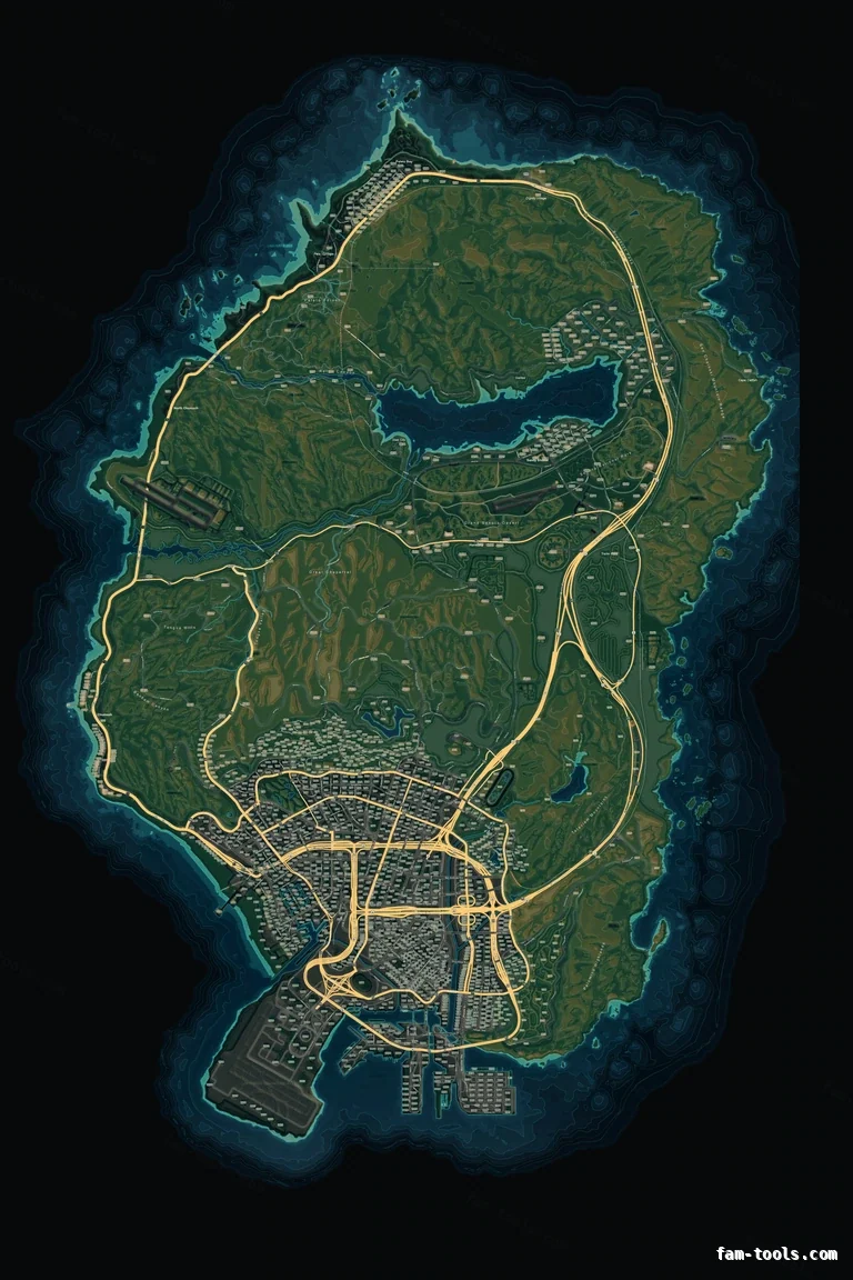 FiveM server ports: what to open and what to keep closed — illustrated with a FiveM-compatible minimap render