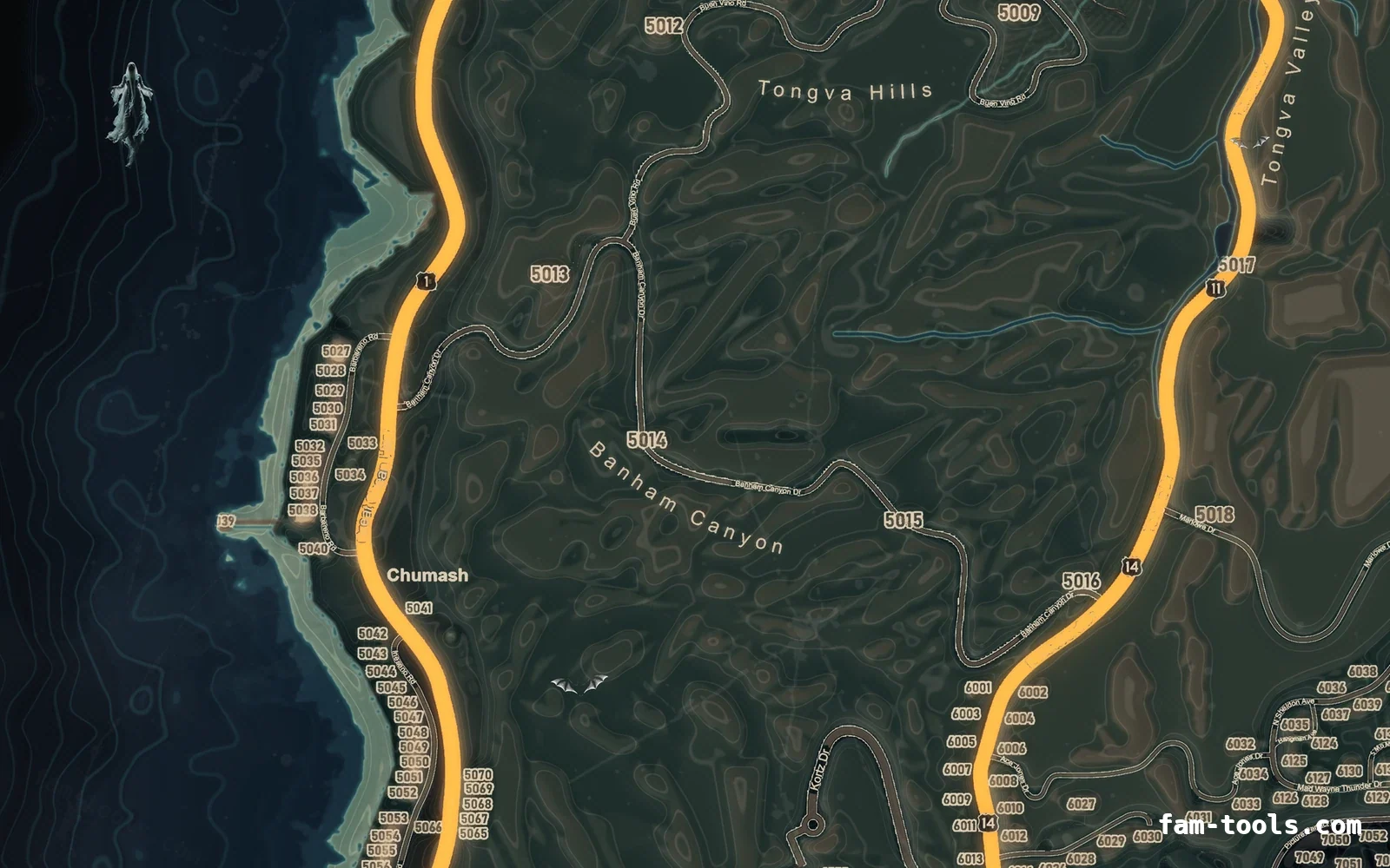 Halloween Mixed dark Halloween minimap — The west coast Halloween Mixed dark Halloween FiveM minimap, the west coast