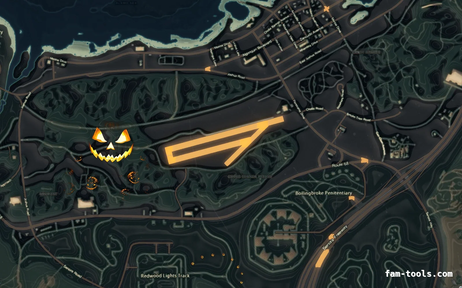 Halloween Mixed dark Halloween minimap — Sandy Shores Halloween Mixed dark Halloween FiveM minimap, sandy shores