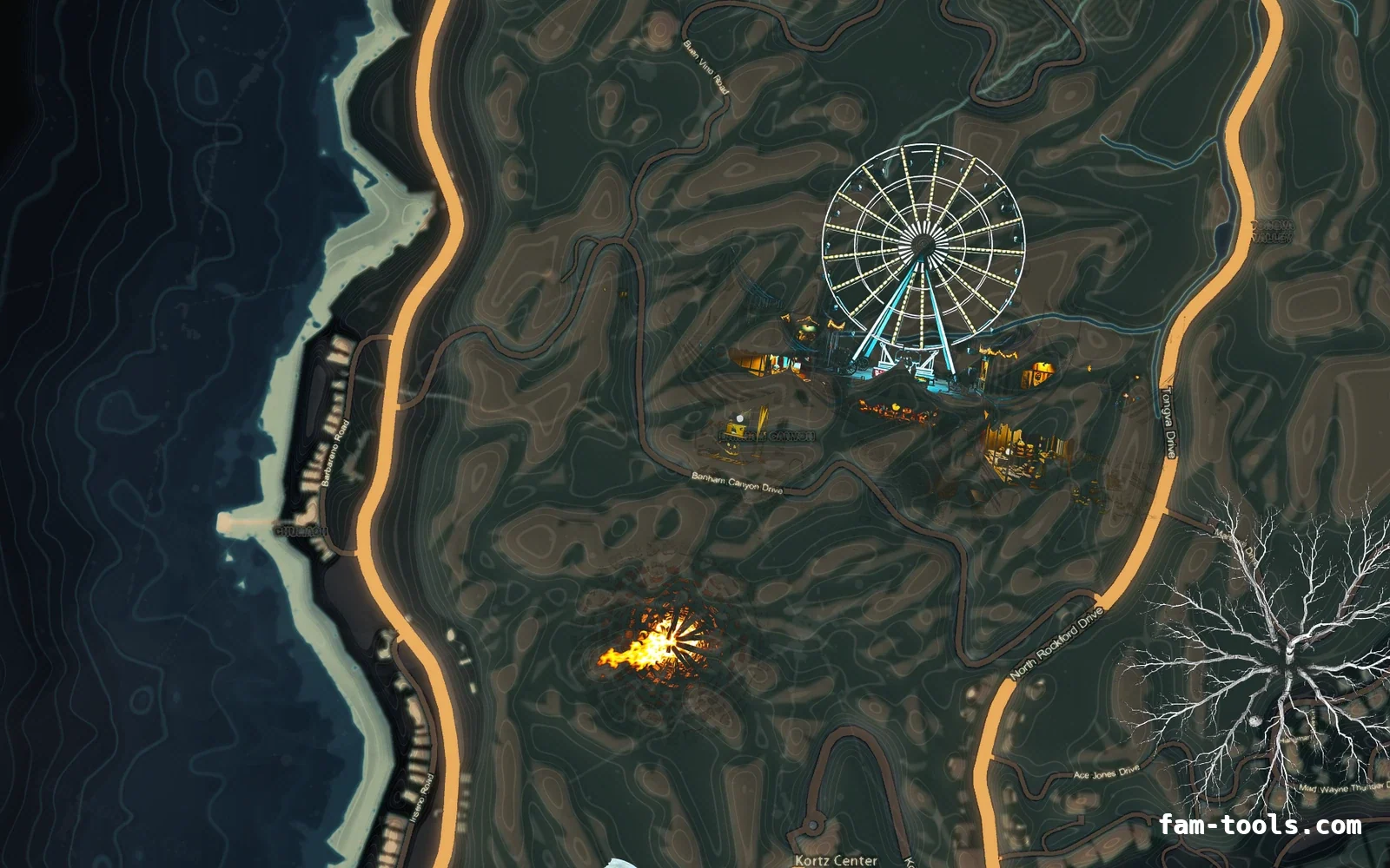 Halloween Mixed dark Halloween minimap — The west coast Halloween Mixed dark Halloween FiveM minimap, the west coast