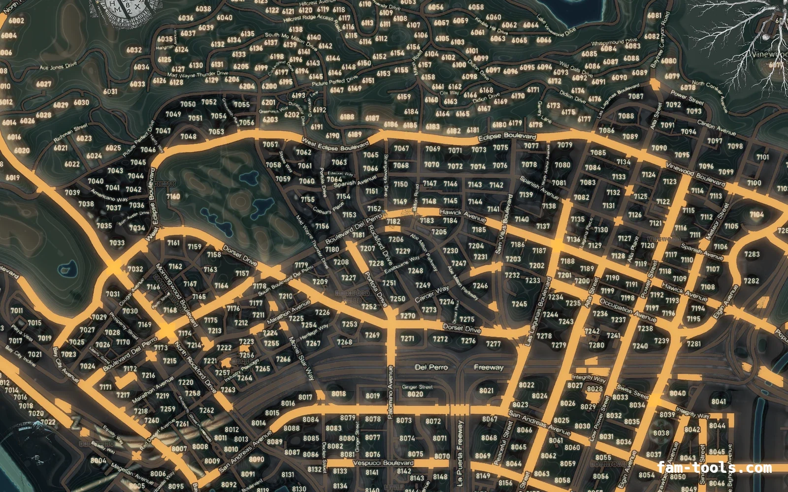 Halloween Mixed dark Halloween minimap — Los Santos Halloween Mixed dark Halloween FiveM minimap, los santos