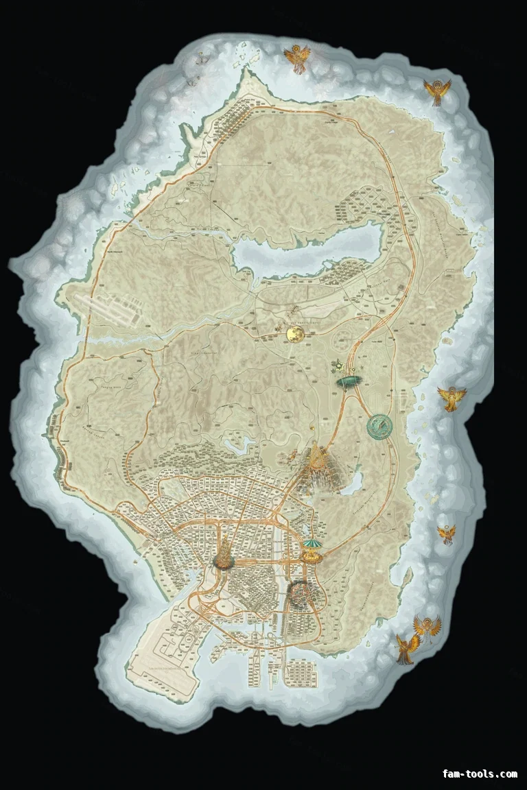 Christmas Mixed light FiveM Christmas minimap, the whole map