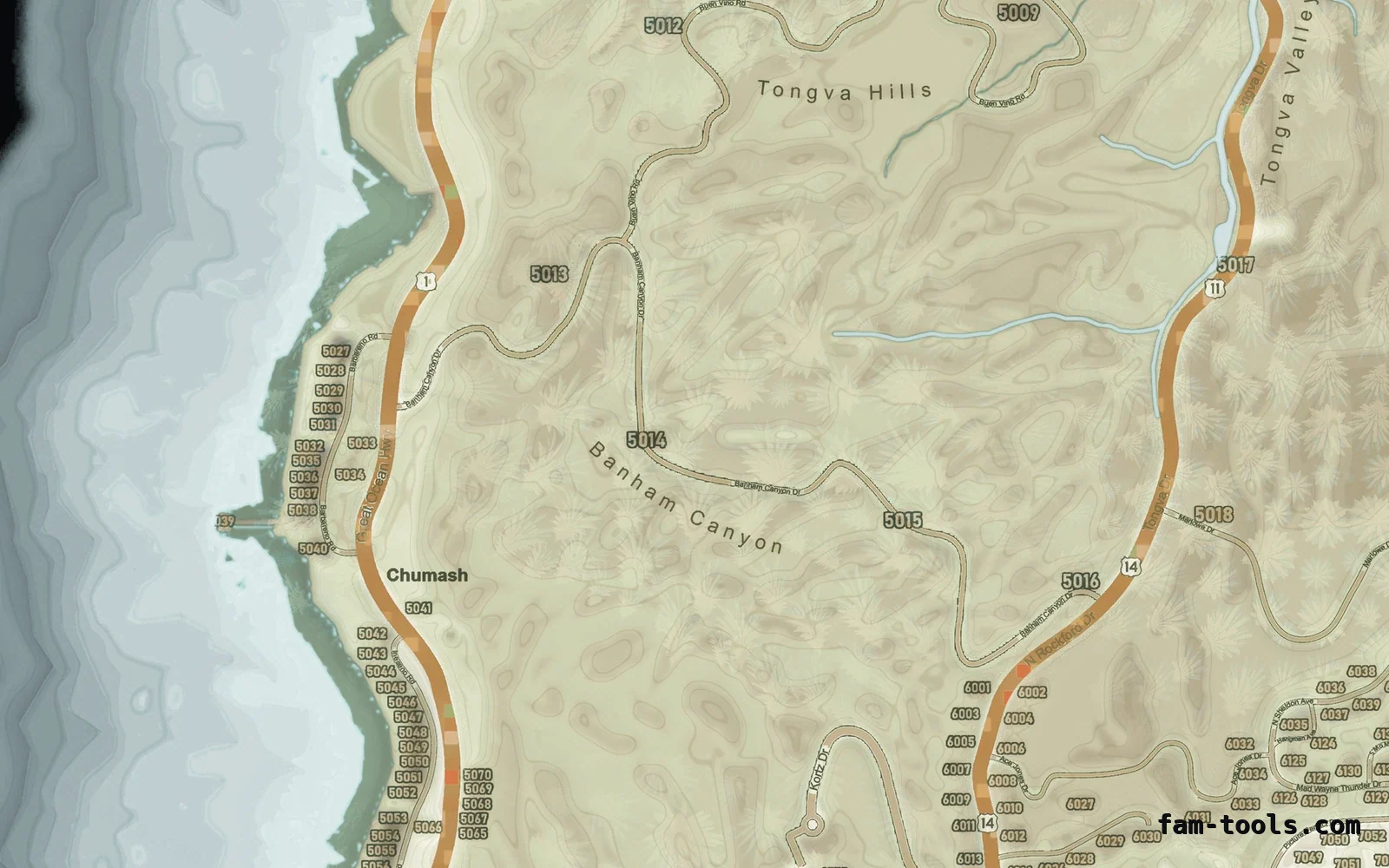 Christmas Mixed light Christmas FiveM minimap, the west coast