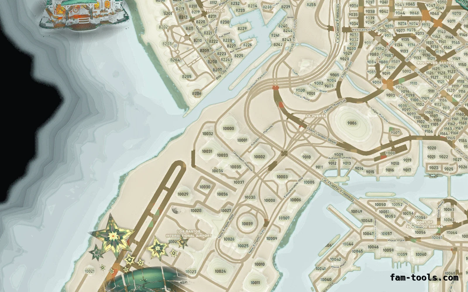 Christmas Mixed light Christmas FiveM minimap, the harbour