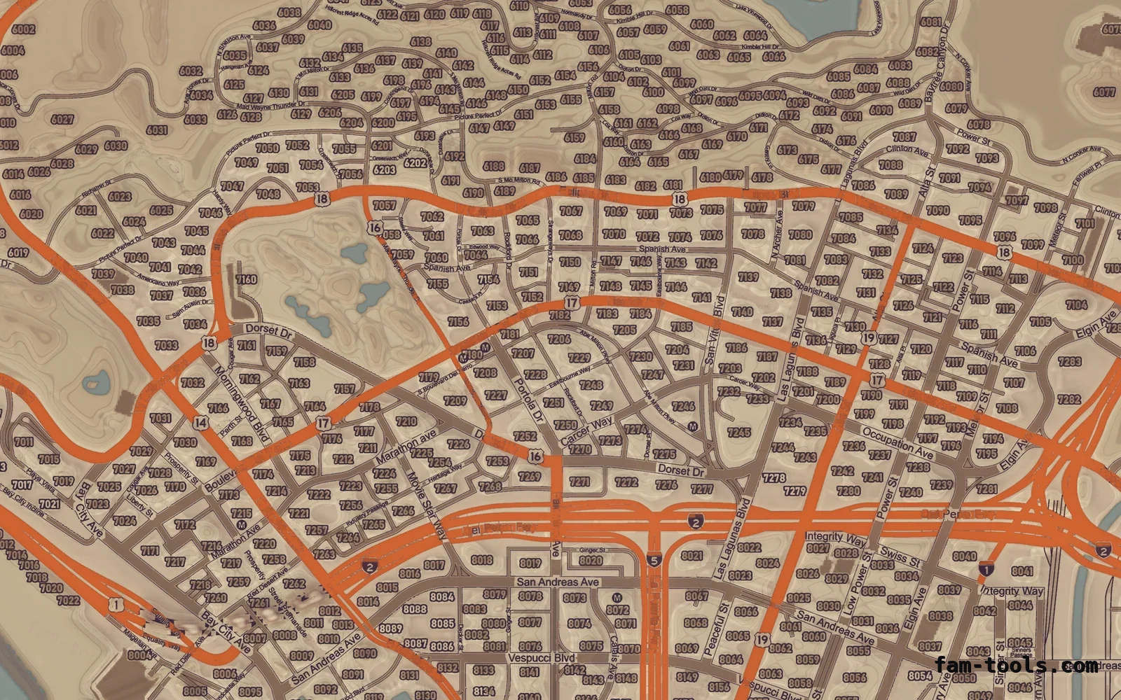 Halloween Mixed light Halloween FiveM minimap, los santos