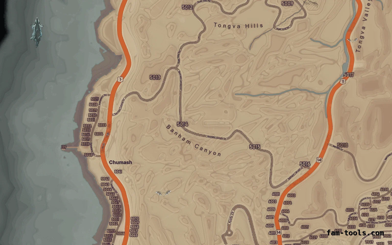 Halloween Mixed light Halloween FiveM minimap, the west coast